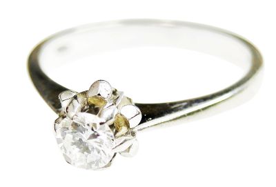 Vintage Diamond Solitaire Ring