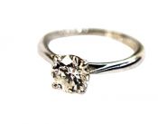 Vintage Diamond Solitaire Ring