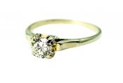 Vintage Diamond Solitaire Ring