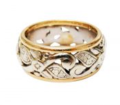 Vintage Gold Eternity Band