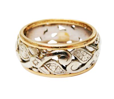 Vintage Gold Eternity Band