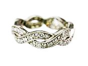 Vintage Inspired Diamond Eternity Band