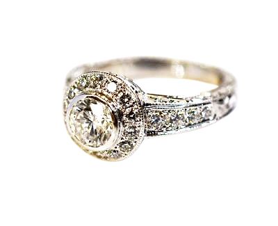 Vintage Inspired Diamond Ring