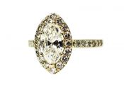 Vintage Marquise Diamond Ring