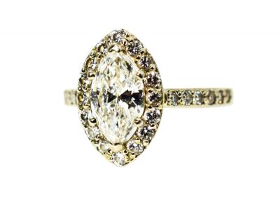 Vintage Marquise Diamond Ring
