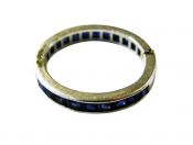 Vintage Sapphire Hinged Eternity Band