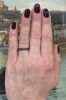 Vintage Sapphire Hinged Eternity Band