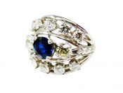Vintage Sapphire and Diamond Ring