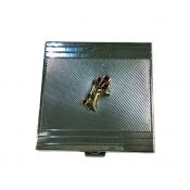 Vintage Art Deco Sterling Silver Compact