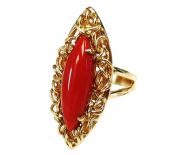Vintage Coral Ring