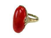 Vintage Coral Ring