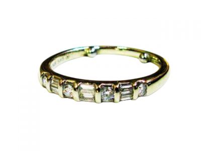 Vintage Diamond Half Eternity Band