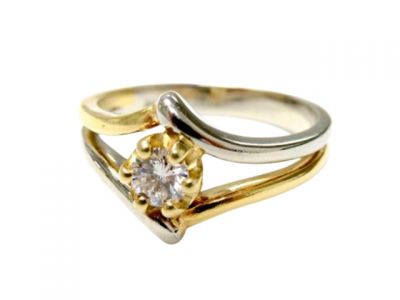 Vintage Diamond Solitaire Ring