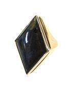 Vintage Labradorite Solitaire Ring