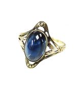 Vintage Sapphire Solitaire Ring