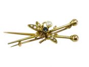 Pearl Wasp Brooch