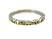 Vintage Yellow Diamond Band