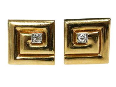 Yellow Gold Cufflinks