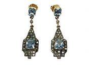 Aquamarine Drop Earrings
