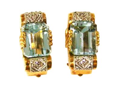 Aquamarine Earrings