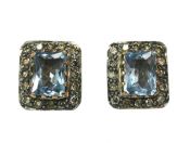Aquamarine Studs