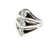 Art Deco 3 Diamond Ring