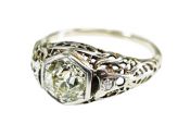 Art Deco Diamond Engagement Ring