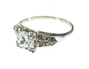 Art Deco Diamond Engagement Ring