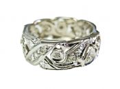 Art Deco Diamond Eternity Band