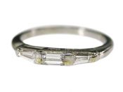 Vintage Baguette Diamond Ring