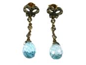 Blue Topaz Earrings