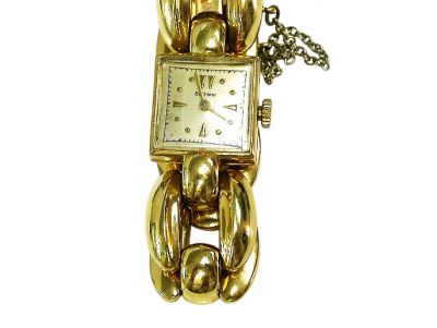 Vintage Bucherer Manual 18kt Wristwatch