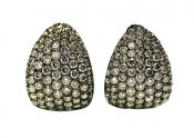 Diamond Earrings, Brown