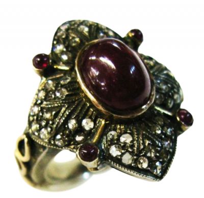 Ruby and Diamond Ring