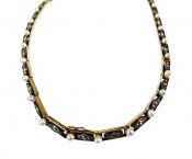 Diamond and Pearl Necklace