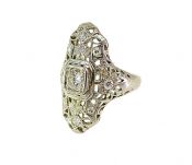 Filigree Edwardian Ring