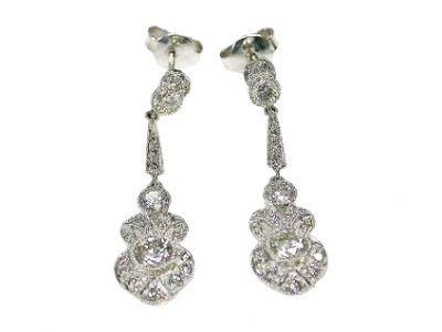 Custom Made Diamond Earrings