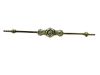Delicate 18kt Diamond Brooch