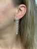 Vintage Diamond Drop Earrings in 18kt White Gold