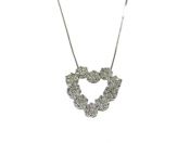 Vintage .57ct Diamond Heart 14kt Pendant