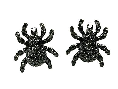 Diamond Spider Earrings