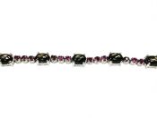 Diopside and Ruby Bracelet
