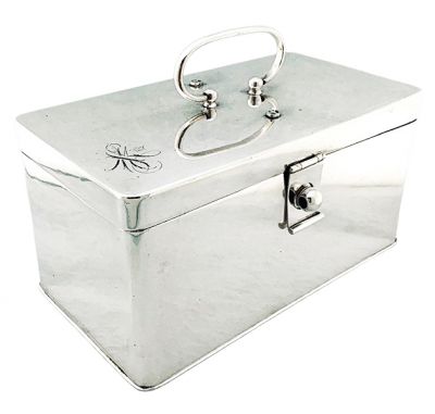 Dufva A G Silver Plate Table Box