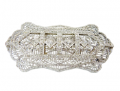 Filigree Openwork Brooch