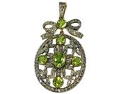 Edwardian Style Peridot Pendant