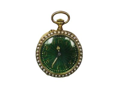 Enamel Pocket Watch