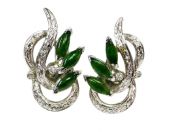 Foral Jade Earrings