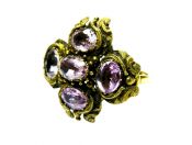 Georgian 4.09ct Pink Topaz Ring