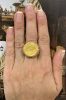 1915 Hungarian Gold Coin Ring 