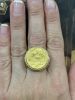 1915 Hungarian Gold Coin Ring 